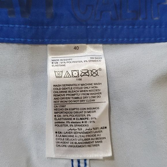 Printed Old Navy Blue Board Shorts - Picture 4 of 4